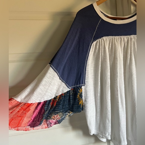 We the Free People Friday Fever Batwing Boho Top - Picture 4 of 7